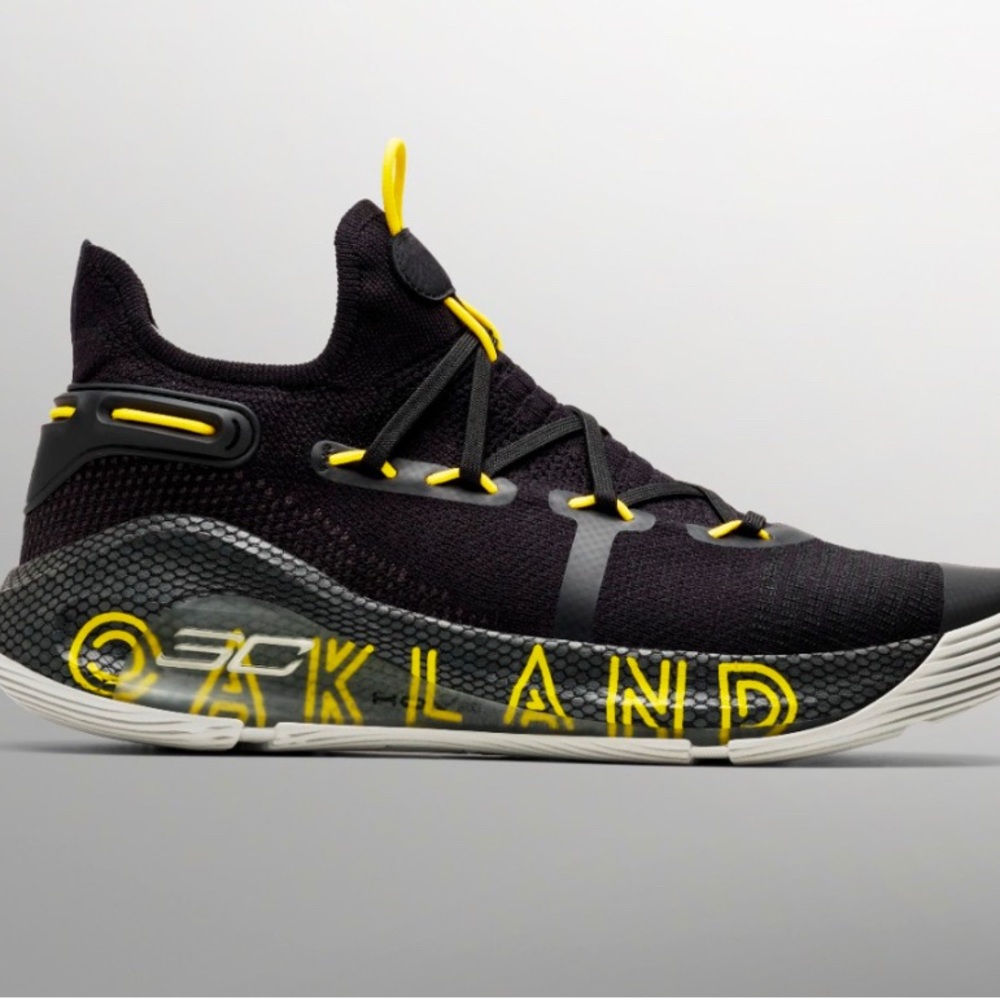 Under Armour Black and Yellow Sneakers